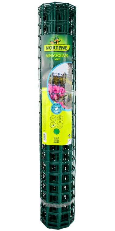 NORTENE Siatka MEGASQUARE PCV ZIELONA 1x5m