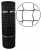 Nortene Siatka Czarna PCV 1x25m 45mm 2000914