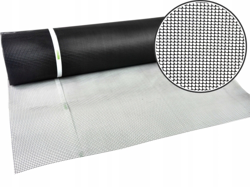 Nortene Siatka Czarna PCV 1x25m 5mm