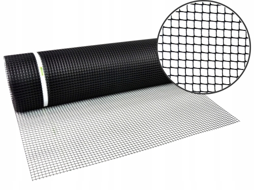 Nortene Siatka Czarna PCV 1x25m 10mm 2002401