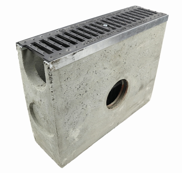 Osadnik DN100 C250 38,5x14x50[cm] osadnik betonowy wzmocniony / ruszt żeliwny