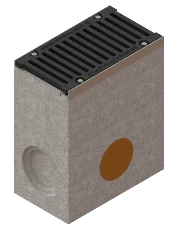 Osadnik Mono H600 DN150 E600 60x28,5x50[cm] studzienka systemowa mono betonowa z okuciem / ruszt żeliwny