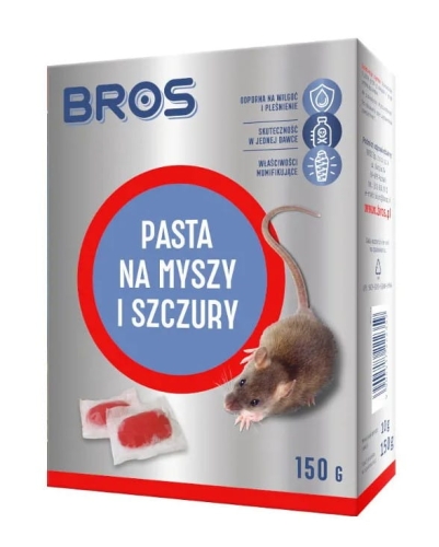 Bros Pasta na myszy i szczury 150g