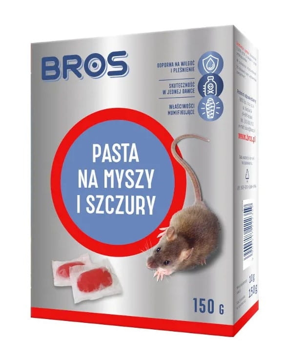 Bros Pasta na myszy i szczury 150g