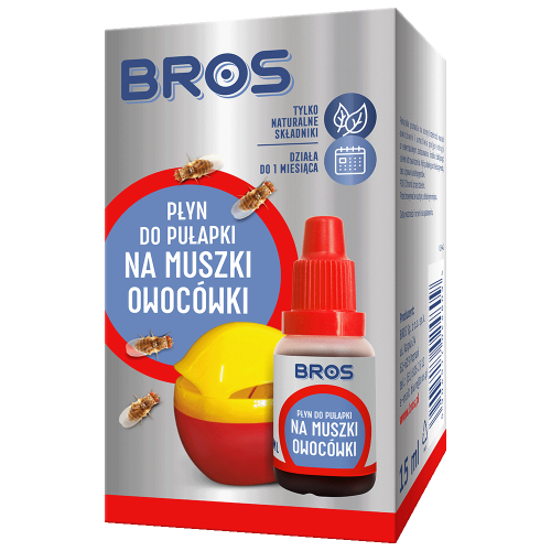 Bros Płyn do pułapki na muszki owocówki 15ml