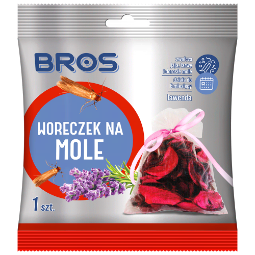BROS woreczek na mole lawenda