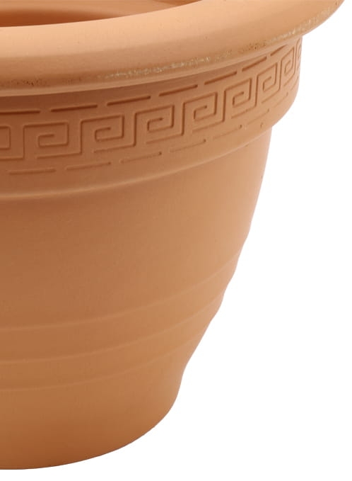 DEGREA Doniczka Zdobiona CAMPANA D27 Ceramiczna Terakota 27cm
