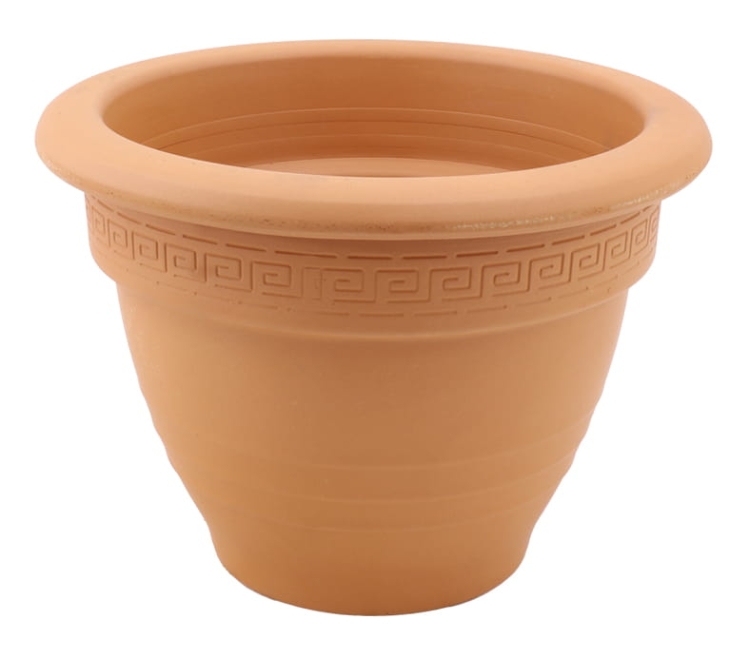 DEGREA Doniczka Zdobiona CAMPANA D27 Ceramiczna Terakota 27cm