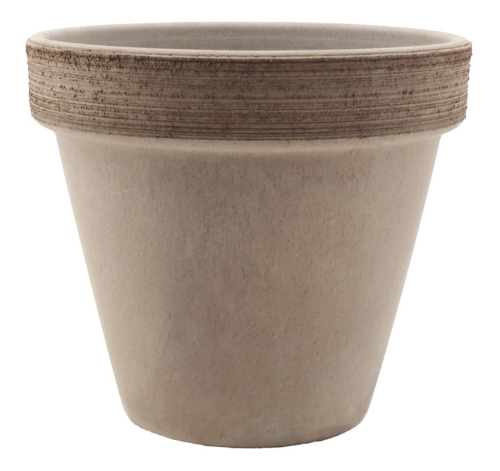 DEGREA Doniczka VASO VULCANO GRAFFIATO D19 Ceramiczna Terakota 19cm