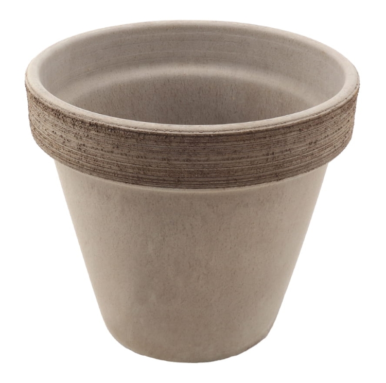 DEGREA Doniczka VASO VULCANO GRAFFIATO D19 Ceramiczna Terakota 19cm