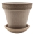 DEGREA Doniczka VASO VULCANO GRAFFIATO D19 Ceramiczna Terakota 19cm