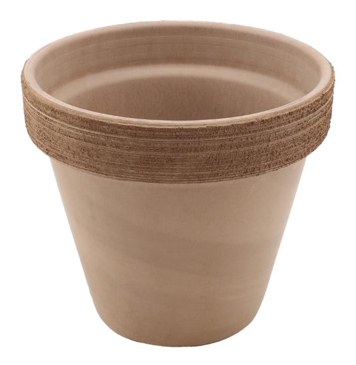 DEGREA Doniczka VASO VULCANO GRAFFIATO D17 Ceramiczna Terakota 17cm