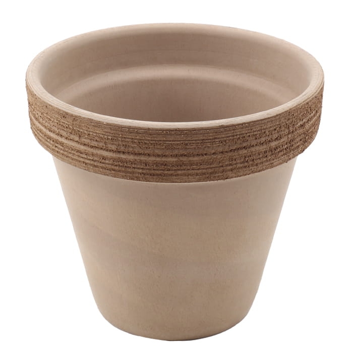 DEGREA Doniczka VASO VULCANO GRAFFIATO D15 Ceramiczna Terakota 15cm