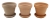 DEGREA Doniczka Ceramiczna Terakota VASO ARENA D19 cm + Podstawek D17 cm