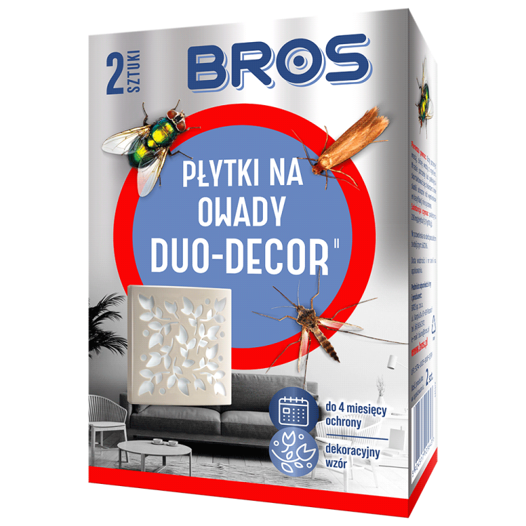BROS Płytki na Owady DUO DECOR 2 sztuki