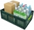 Skrzynka Składana 46L 600x400x219mm Zielona
