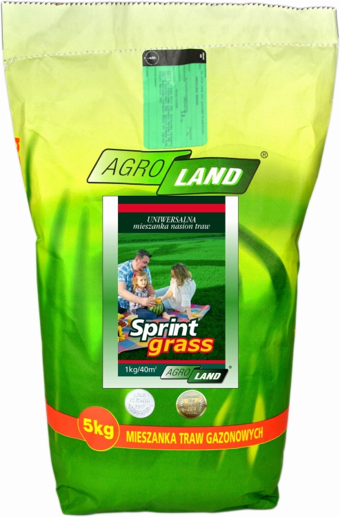 AgroLand Trawa Sprint Grass Uniwersalna 5kg na 200m2