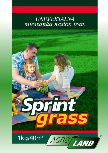 AgroLand Trawa Sprint Grass Uniwersalna 0,8kg na 32m2