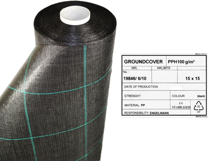 Agrotkanina tkanina ściółkująca 100g szer. 165cm