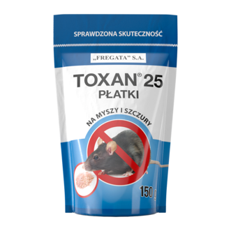 Toxan Płatki na myszy i szczury 150g Fregata