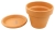 DEGREA Doniczka Ceramiczna Terakota VASO D11 cm + Podstawek D11 cm