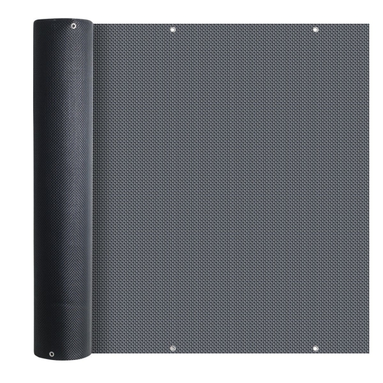 Mata Technorattan Czarna 650g/m2 na WYMIAR wys. do 100cm