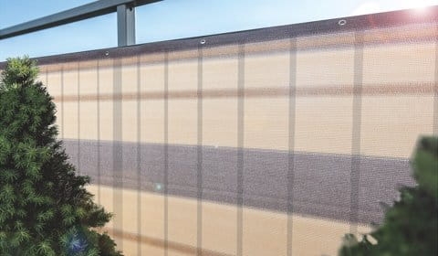 Mata Osłonowa Balkonowa DECO 1x25m Tiramisu