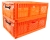 Skrzynka Składana 46L 600x400x219mm Pomarańczowa