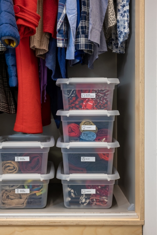 Pojemnik 40L na kółkach z Pokrywą BaseStore 58,5x39,5x28[cm]