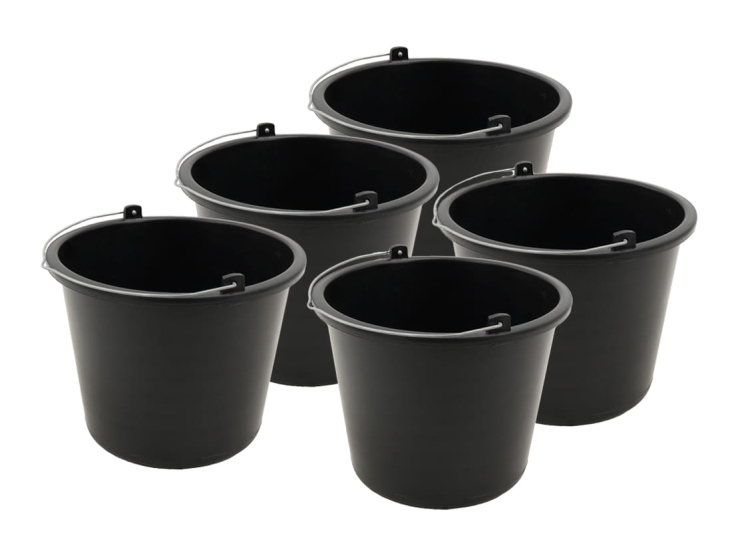 5x Wiadro budowlane 16L Bucket BB16