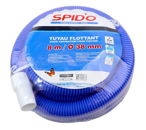 SPIDO Wąż do Basenu 38mm 8m z końcówkami