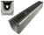 Kanał DN100 H180 C250 18x14x100[cm] korytko betonowe z okuciem / ruszt żeliwny
