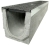 Kanał DN100 H180 C250 18x14x100[cm] korytko betonowe z okuciem / ruszt żeliwny