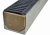 Kanał DN100 H180 C250 18x14x100[cm] korytko betonowe z okuciem / ruszt żeliwny