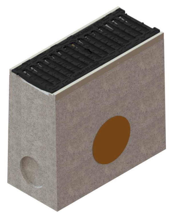 Osadnik DN150 C250 50x21x50[cm] osadnik betonowy wzmocniony / ruszt żeliwny