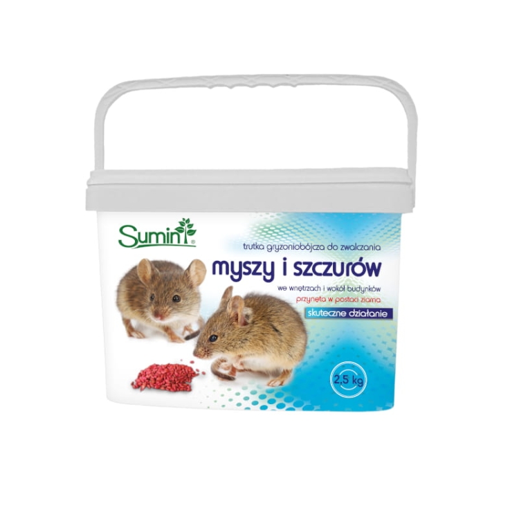 Sumin Trutka na Myszy i Szczury Ziarno 2,5kg