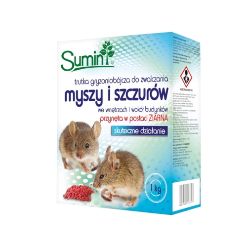 Sumin Trutka na Myszy i Szczury Ziarno 1kg
