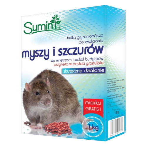 Sumin Trutka Granulat na Myszy i Szczury 1kg