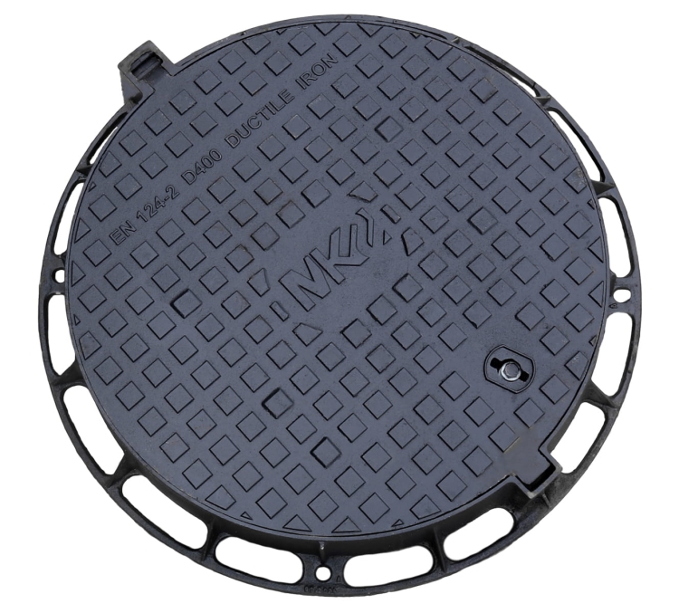Właz Ø600 60cm (785mm) D400 żeliwny zawias rygiel