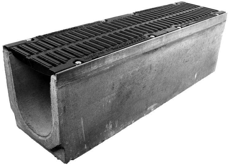 Kanał DN200 H310 D400 31x26x100[cm] Odwodnienie Liniowe korytko betonowe wzmacniane / ruszt żeliwny