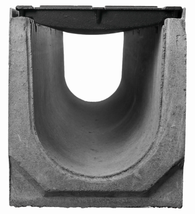 Kanał DN200 H310 D400 31x26x100[cm] Odwodnienie Liniowe korytko betonowe wzmacniane / ruszt żeliwny