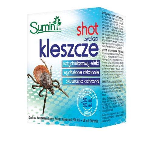 Koncentrat do zwalczania kleszczy w ogrodzie 100ml Sumin