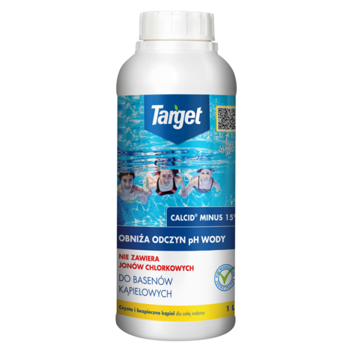 Target Calcid Minus 1L obniża pH wody w basenie
