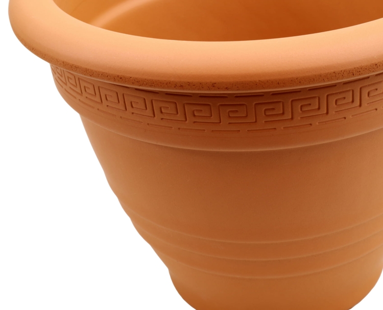 DEGREA Doniczka Zdobiona CAMPANA D32 Ceramiczna Terakota 32cm