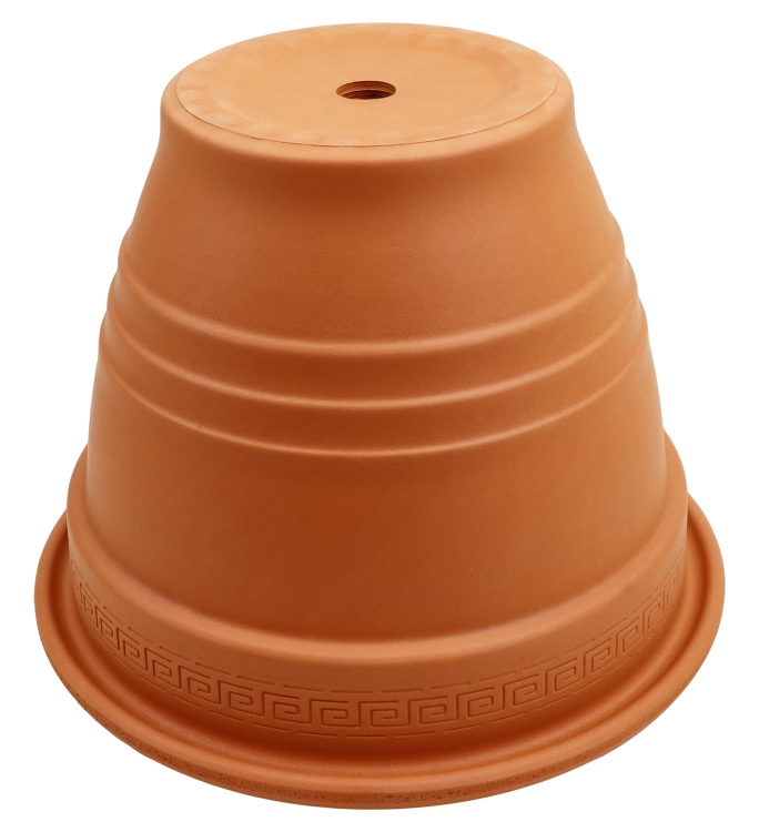 DEGREA Doniczka Zdobiona CAMPANA D32 Ceramiczna Terakota 32cm