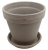 DEGREA Doniczka VASO VULCANO D25 Ceramiczna Terakota 25cm