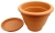 DEGREA Doniczka Ceramiczna Terakota Zdobiona CAMPANA D32 cm + Podstawek D25 cm