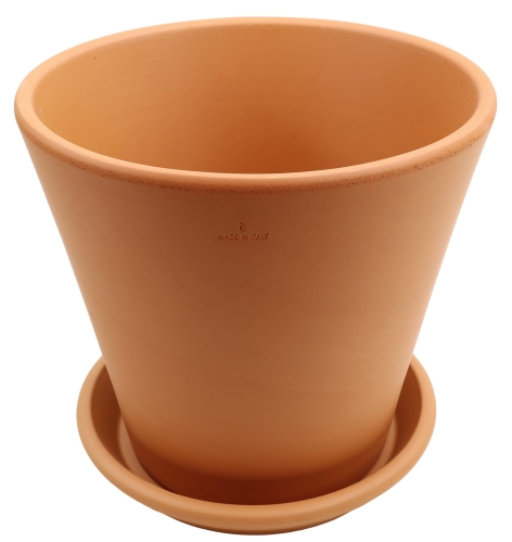 DEGREA Doniczka Ceramiczna Terakota ETNA D26 cm + Podstawek D23 cm