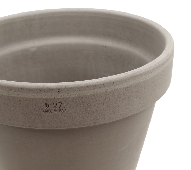 DEGREA Doniczka Ceramiczna Terakota VASO VULCANO D27 cm + Podstawek D23 cm