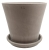 DEGREA Doniczka Ceramiczna Terakota ETNA VULCANO D31 cm + Podstawek D28 cm